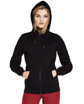 Model: N54Z Damska rozpinana bluza z kapturem, z wysoką stójką 3 Bluza damska rozpinana marka Continental 3